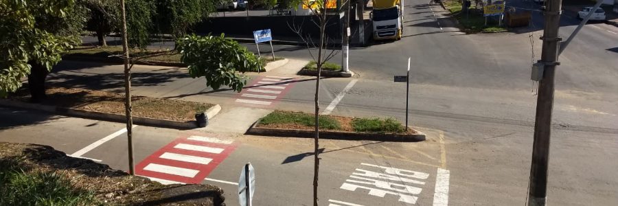 CONQUISTA: Faixa de pedestre acessível