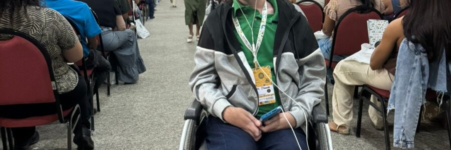 Maicon da Cadeira participa da 16ª Conferência Estadual de Assistência Social e é eleito delegado nacional